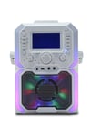 Bluetooth Portable Karaoke Machine 5in Screen and 2 Microphones White