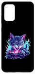 Coque pour Galaxy S20+ manette de jeu gamer chat idée de jeu inspiration créative