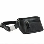 Sac ceinture en cuir KATANA - noir - KAT-69330-01-NOIR