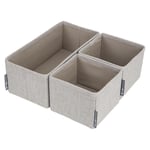 Förvaringslådor Bigso Box of Sweden Drawer organizer 3-set Beige