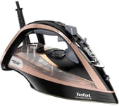 TEFAL Ultimate Pure FV9845 Steam Iron - Black & Rose Gold