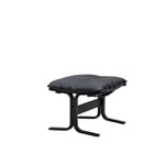 LK Hjelle - Siesta Classic Footstool Black Hemsen Anilin 19 Black