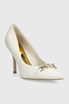 Guess Off White Leather high heels Stiletto shoes size UK 7 BNIB Wedding