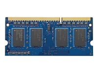 HP - DDR3L - module - 4 Go - SO DIMM 204 broches - 1600 MHz / PC3-12800 - 1.35 V - mémoire sans tampon - non ECC - pour HP 250 G5 (DDR3); EliteBook 745 G3, 755 G3, 840 G1; ProBook 430 G3 (DDR3), 440 G3 (DDR3)