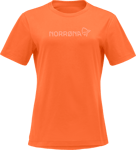 Norrøna Women's /29 Cotton Norrøna Viking T-Shirt Orange Alert, L