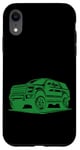 Coque pour iPhone XR #snirt Coque de protection à capuche pour véhicule tout-terrain Motif SUV