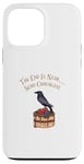 Coque pour iPhone 13 Pro Max Funny The End is near, Send Chocolate Design