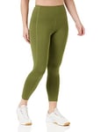 Amazon Essentials Women's Build Your Own Studio Sculpt Mid-Waist Bootcut Leggings (Previously Core 10), Dark Olive, L