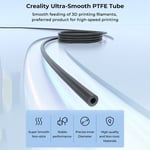 Tube PTFE ultra-lisse Creality de 2 m de longueur pour filaments de 1,75 mm avec alimentation fluide Impression haute vitesse pr&eacute;f&eacute;r&eacute;e Convient pour K1/ K1 Max/Ender 3/ Ender 5/ CR-10 et toutes les imprimantes 3D FDM