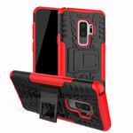 Samsung Galaxy S9 Plus      Heavy Duty Case    Red