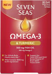 Seven Seas Omega-3 Fish Oil & Turmeric Supplement 30 Capsules & 30 Tablets