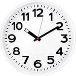 Horloge murale Eurotime 82321 à quartz blanc