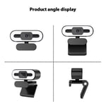 1080P HD Webcam With Adjustable Ring Light And Mic Wide Angle Camera USB 2. Set