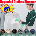 2024 Handheld Garment Clothes Steamer Handy Steam Max Pro Green/White 300ML UK