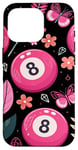 iPhone 16 Pro Retro Pink Lucky Disco 8 Ball For Women Case