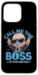 Coque pour iPhone 15 Pro Max Baby Boss « Call Me The Boss » Like A Boss Kids