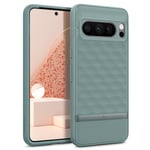 Caseology Parallax pour Coque Google Pixel 8 Pro, [Design Cube Hexa 3D], Protection Militaire Anti-Choc pour Google Pixel 8 Pro - Sage Green