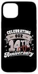 iPhone 15 Plus 14th Wedding Anniversary Celebrating 14 Years Matching Gift Case