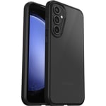 OtterBox Sleek Série Coque pour Samsung Galaxy S23 FE, Antichoc, anti-chute, ultra-mince, protection fine, testé selon les normes militaires, Transparent/Noir, Livré sans emballage