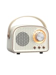 Mini retro bluetooth kannettava kaiutin radiolla, langaton ulkoinen stereo, MP3-soitin iphonelle Android-tuki tf-kortti usb