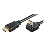 High Speed 90° vinklet HDMI kabel - 4K/30Hz- 3 m