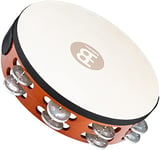 Meinl Tambourin avec peau et grelots en aluminium / Double rangée