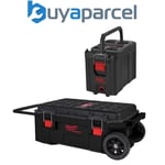 Milwaukee Packout Rolling Tool Chest All Terrain Wheels + Compact Deep Toolbox