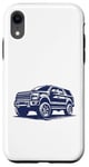 Coque pour iPhone XR #snirt Coque de protection à capuche pour véhicule tout-terrain Motif SUV