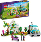 LEGO 41707 Friends Tree-Planting Vehicle Flower Garden Building Set with Toy Ca