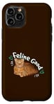 Coque pour iPhone 11 Pro Chat orange - Jeu de mots félin