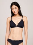 Tommy Hilfiger Lace Unlined Triangle Bra, Desert Sky