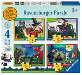 Ravensburger Room on The Broom 4 in Box (12, 16, 20, 24 Piece) Jigsaw Puzzles for Kids Age 3 Years Up - Toys for Children