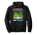 Oh Christmas Tree Your Ornaments Are History Chameleon Xmas Pullover Hoodie