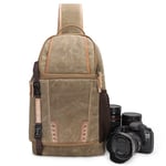 Camera Bag Backpack Large Capacity Waterproof Shockproof Outdoor Photography Travel Small Accessories Khaki