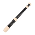 (Black )8 Hole Recorder Detachable Soprano Recorder Musical Instrument With BST