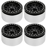 DAUERHAFT RC Wheel Hub Metal Lock 1/10 RC Wheel Hub for 1/10 RC Car with New Appearance(black)