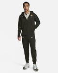 FC Barcelona Tech Fleece Windrunner Nike Zip Hoodie Tracksuit Sz M Sequoia/White