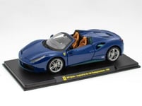 Ferrari 488 Spider Inspired by the 166 Touring barchetta - 1950 Blue HACHETTE 1:24