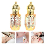 2Pcs empty perfume bottles Empty Roll Bottle Essential Oil Glass Travel Roller d