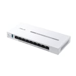 ASUS ExpertWiFi EBG19P, Routeur Filaire Gigabit PoE+ VPN, 8 Ports PoE+, 123W, Jusqu'à 3 Ports WAN ethernet + 1 USB WAN, Idéal pour Les AP, Sécurité réseau de qualité Commerciale