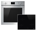 Smeg Cucina Multifunction Oven and Ceramic Hob Pack CCELEPK1