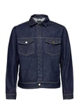 M. Leo Raw Denim Jacket Blue Filippa K