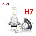 Kit d'ampoules de phares H7 led, faisceau Hi/Lo, 8000LM, 6000K, Design d'intérieur Super lumineux, accessoires automobiles