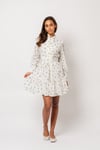 Liv Broderie Anglaise Dress - Forglemmegei White