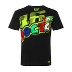 VR 46 Men's 46 The Doctor T-Shirt, Black, 3XL