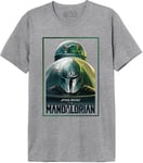 Star Wars MESWMANTS194 T-Shirt, Gris Melange, XS Homme