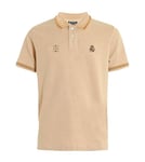 Real Madrid Men's Polo Nº 21 Shirt, Beige, XXL-3XL