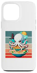 iPhone 13 Pro Max Octopus Ramen Japanese food pagoda playful cute Sea bowl Case