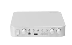 HIKVISION DS-QAE0A60G1-VB ANALOG AMPLIFIER, 60W (2X30W), 24VDC. RCA, BT, USB, MIC INPUTS