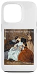 iPhone 13 Pro Funny Female Rage Renaissance Spill the Tea Gossip Art Meme Case